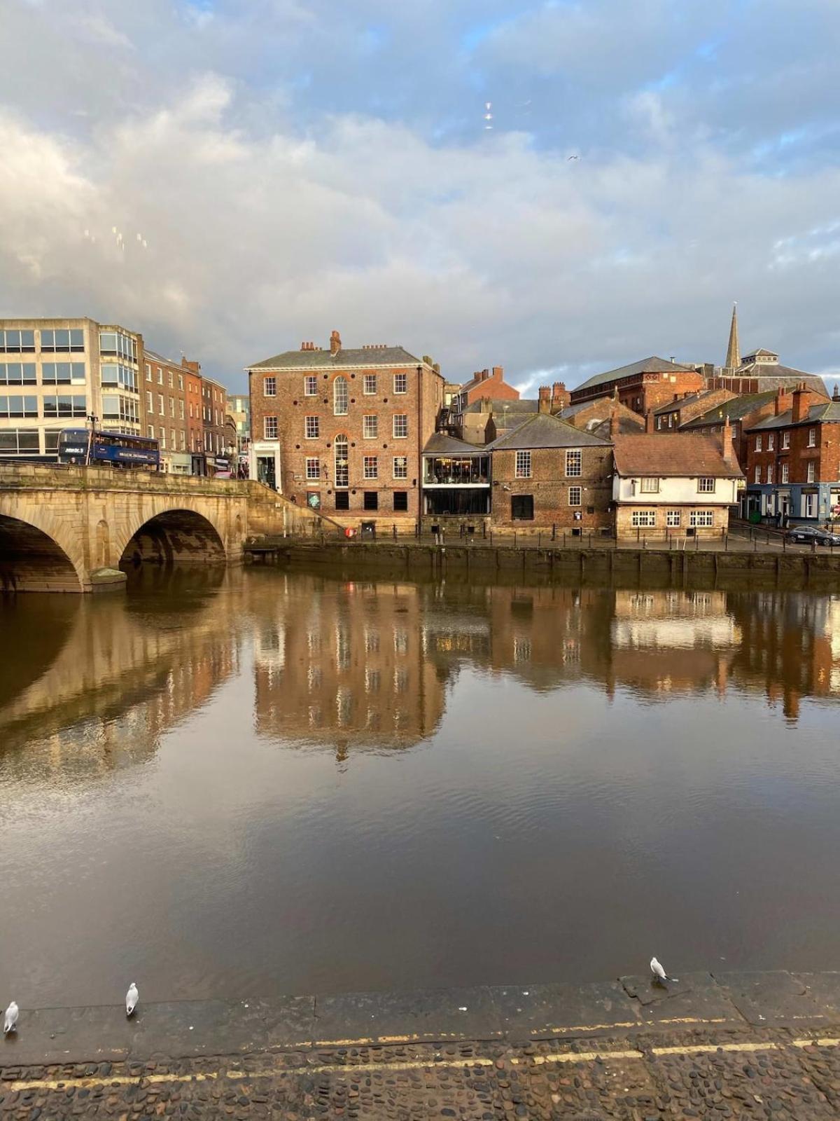 Luxury Apartment Woodsmill View - On The River - With Balcony - Recently Refurbished York Exteriör bild